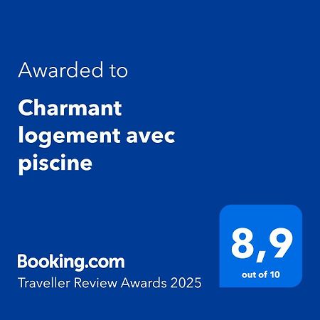 Charmant Logement Avec Piscine Bergerac Kültér fotó